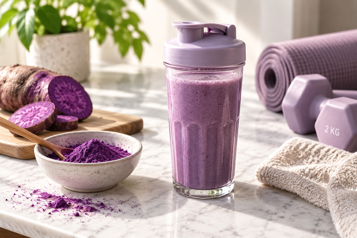 Ube et sport : ce que les glucides complexes apportent aux sportifs