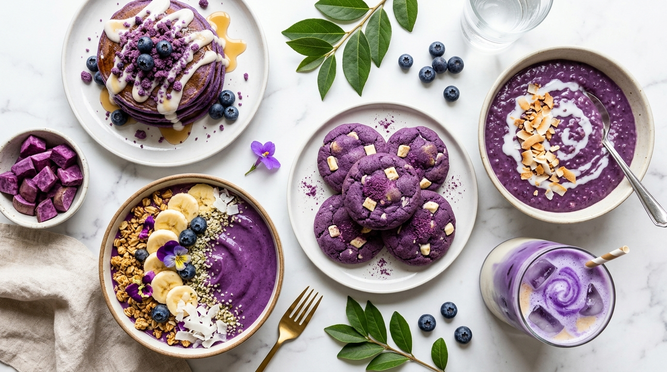 5 recettes faciles à la poudre d'ube (au-delà du latte) Image