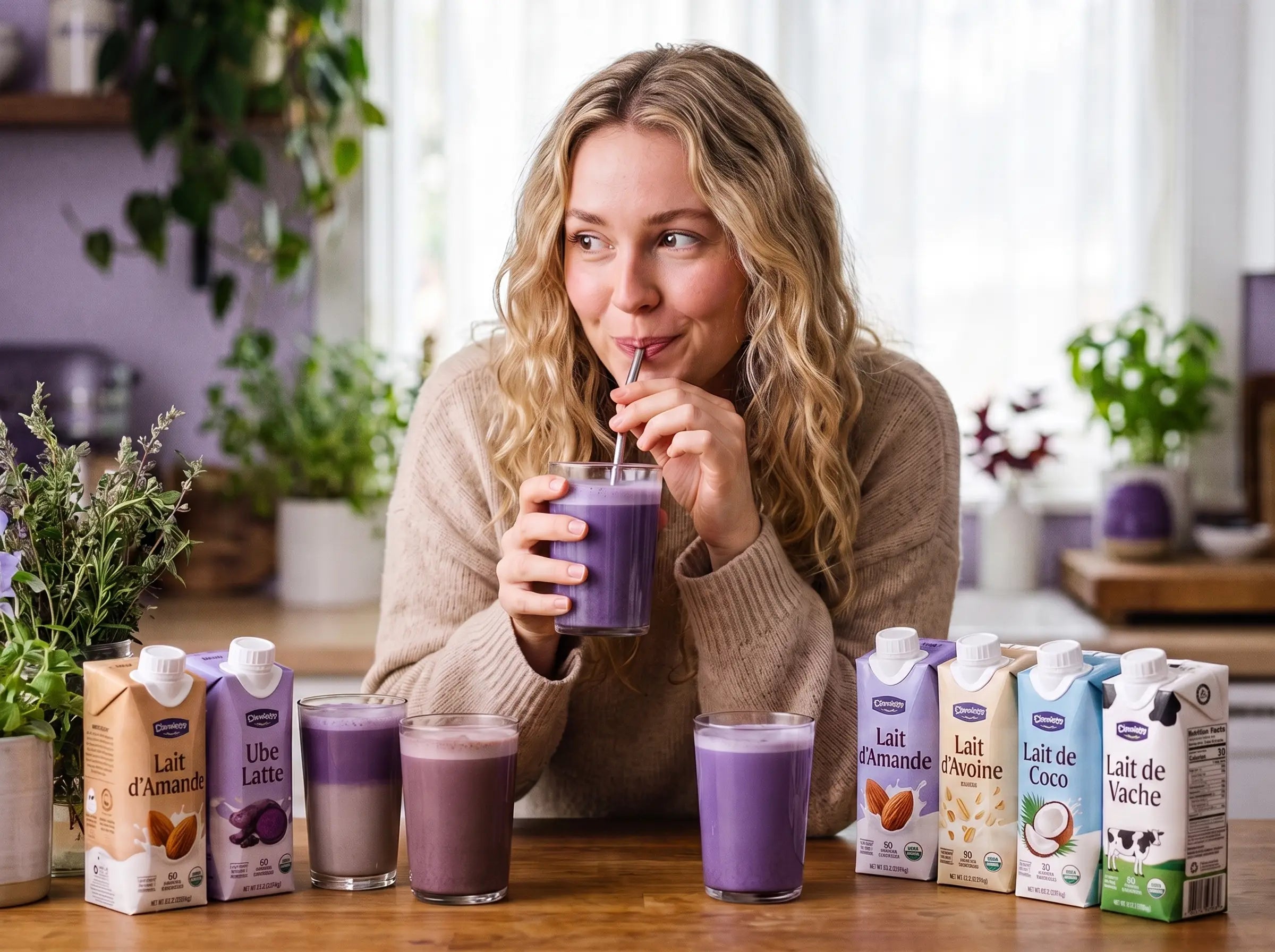Quel lait pour un ube latte parfait ? (on a tout testé) Image