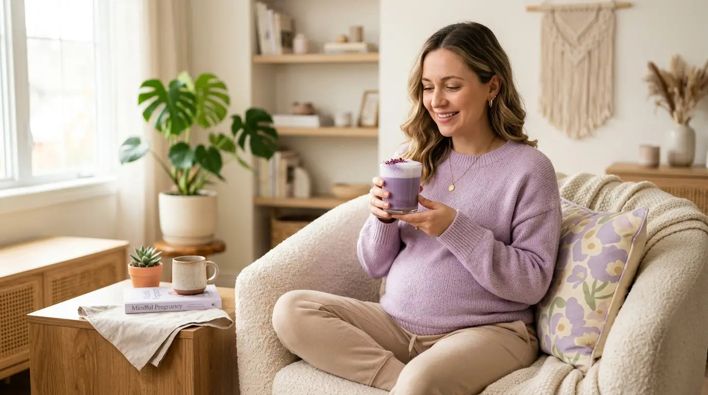Ube latte pendant la grossesse : est-ce safe ? Image