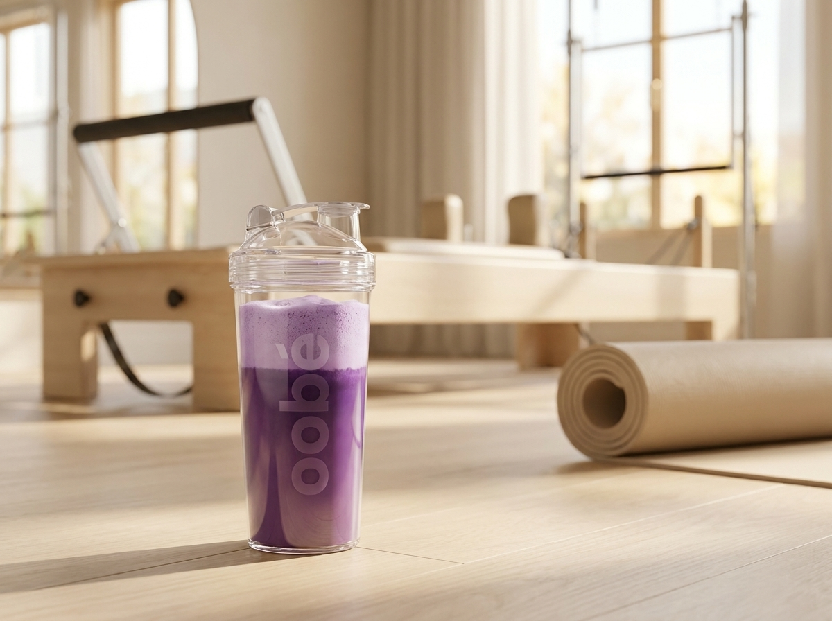 Ube latte protéiné : la recette post-workout violette Image