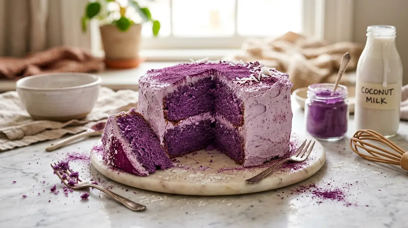 Ube cake : la recette facile et moelleuse (version vegan incluse) Image