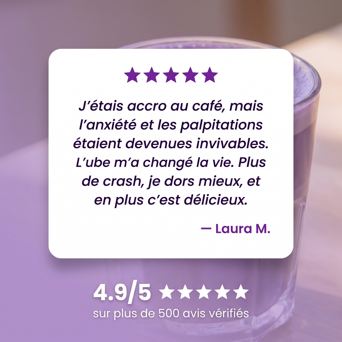 Poudre Ube Premium 100% Naturelle
